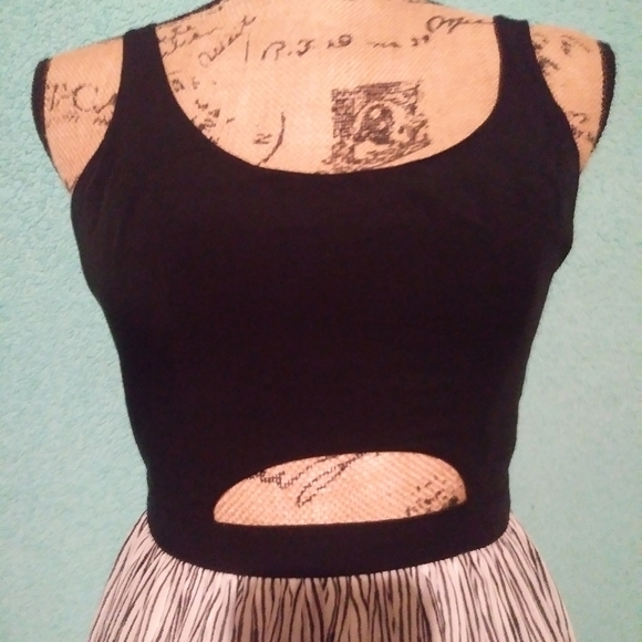 Abercrombie & Fitch Sheer Slip Dress •  Cut Out • Size S - Picture 5 of 11